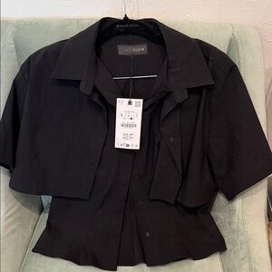 NEW Zara Button Down Shirt